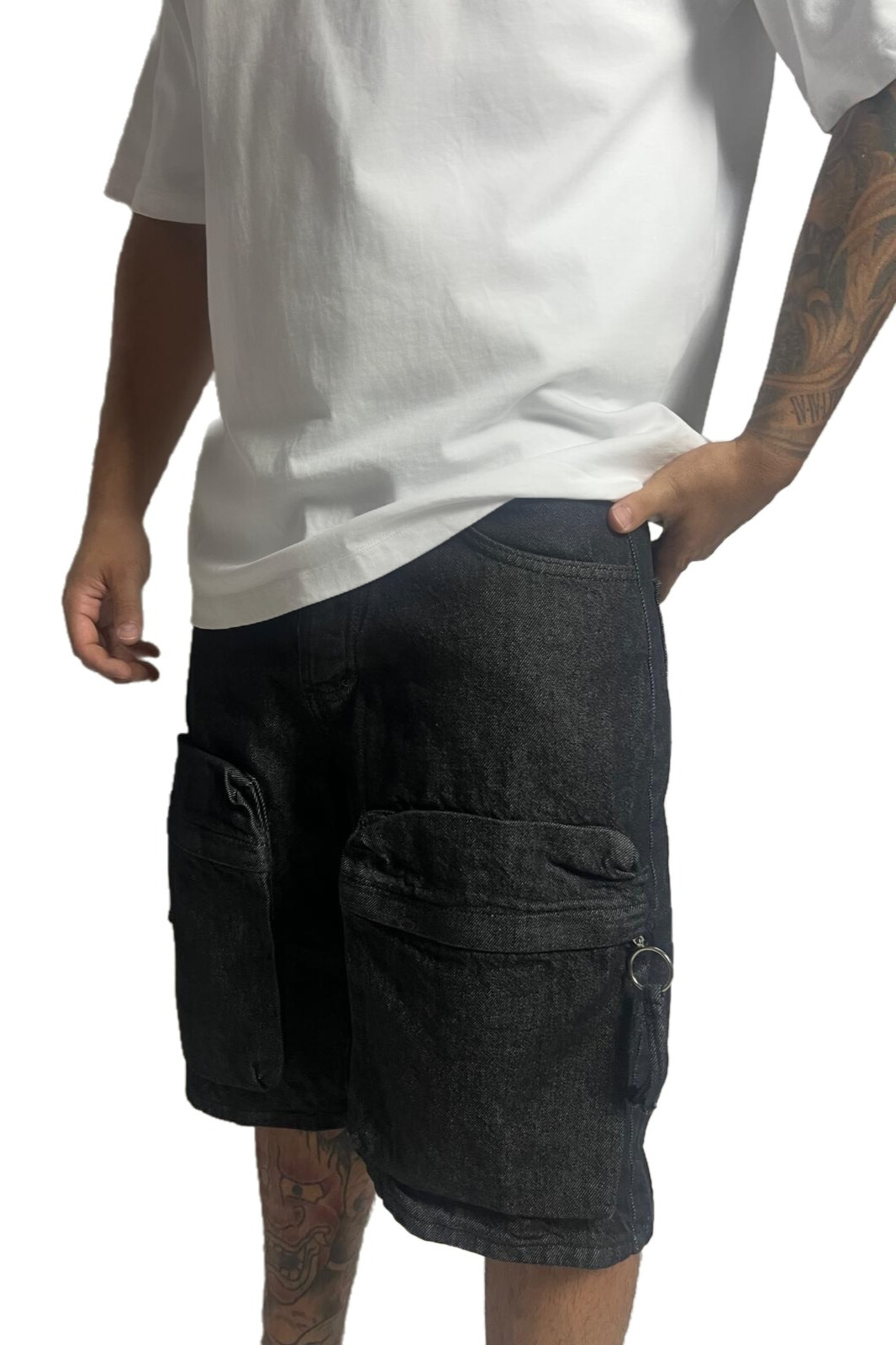 JORTS BAGGY BLACK